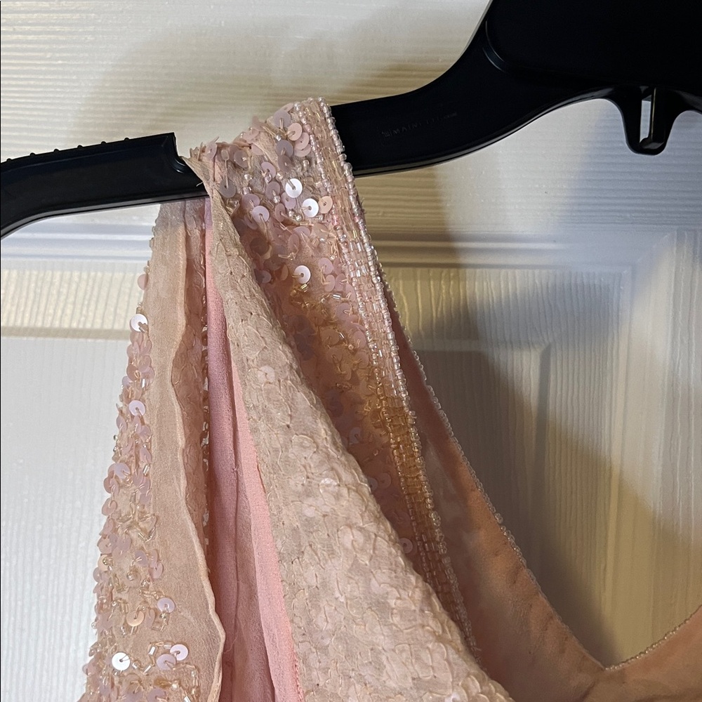 Pink Sequin V-Neck Top - Picture 5 of 9